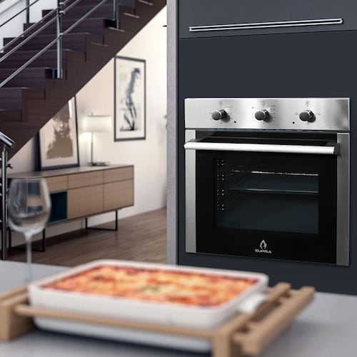 Horno Eléctrico Empotrable Supra De 56l En Acero Inoxidable