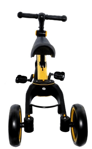Triciclo y Bici de Balance para Niños 2 En 1 Amarillo BM Toys