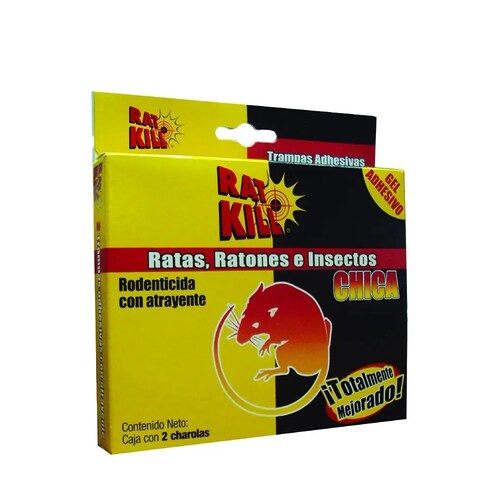 24 Trampas Chicas P/Rata/Ratón Gel Adhesivo Rat Kill