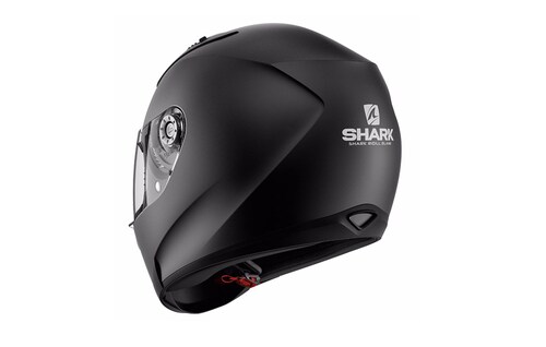 CASCO SHARK RIDILL NEGRO MATE CALLE/PISTA PARA MOTO CERTIFICADO 