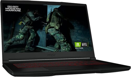 MSI Laptop Gamer GF63 Thin GeForce RTX 3050 Core I5 11400H 8GB SSD 512GB 15.6 11UC-275MX.
