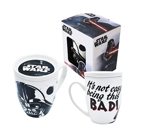 Taza Para Café Con Tapa Disney Star Wars Darth Vader