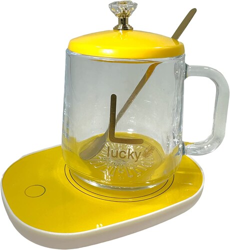 Taza Calentador Y Cucharilla