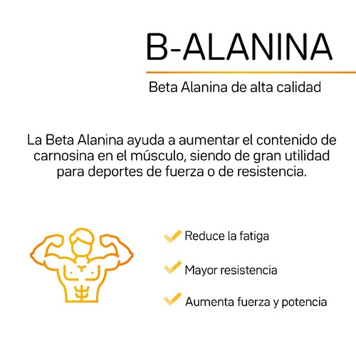 Beta Alanina B-ALANINA Primetech 300 g sin sabor