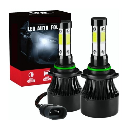 Kit De Faros Delanteros De 4 Lados Led Rayo Bajo Conector 9006