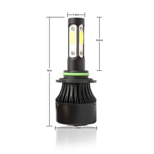 Kit De Faros Delanteros De 4 Lados Led Rayo Bajo Conector 9006