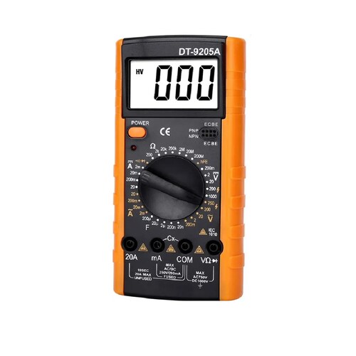 Multimetro Professional Digital Lcd Portátil Ac/dc Dt-9205a
