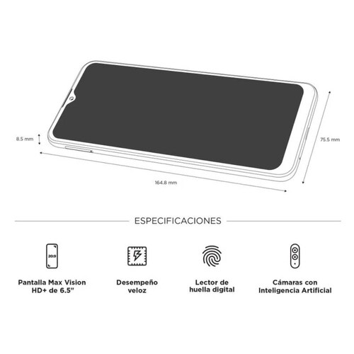 Motorola E20 2/32GB Gris grafito (Dual SIM)