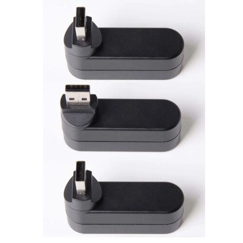 HUB SABRENT HB-UMN4 4 puertos USB 2.0 Rotativo Negro