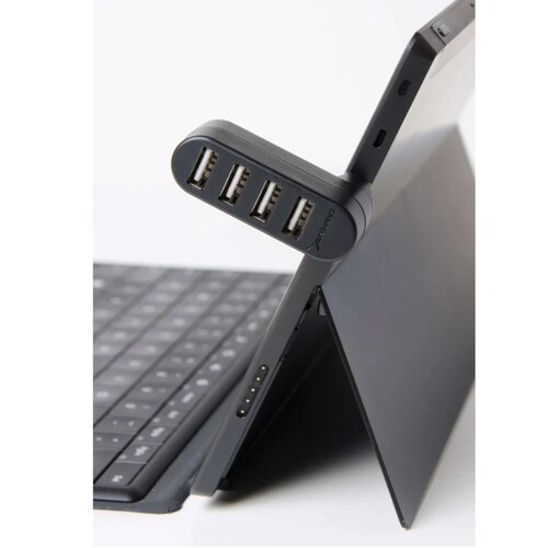 HUB SABRENT HB-UMN4 4 puertos USB 2.0 Rotativo Negro