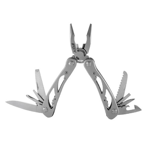 Multiherramienta Pinza Navaja 12 En 1 Acero Inoxidable Foy