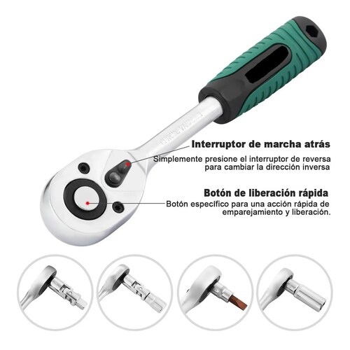 Juego De Herramientas Autocle 108 Pz Con Estuche Dados