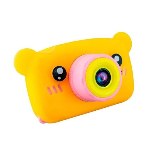 Cámara fotográfica digital con funda de oso Gadgets&Fun para niños