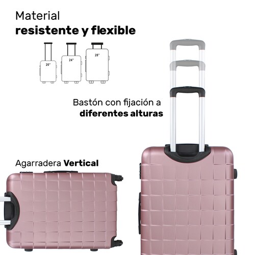 Kit 2 Bolsas Organizadoras de viaje para Zapatos con 3 Capas Rosado