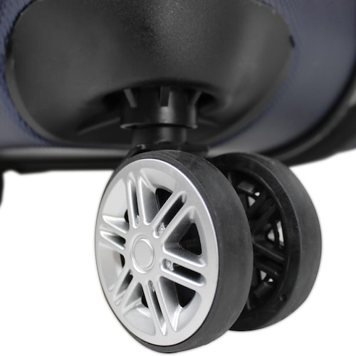 Set Juego 4 Maletas Viaje Resistentes 4 Ruedas 360 Premium Gris