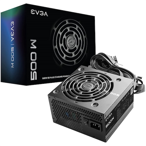 Fuente De Poder EVGA 500W 100-W1-0500-KR 80+