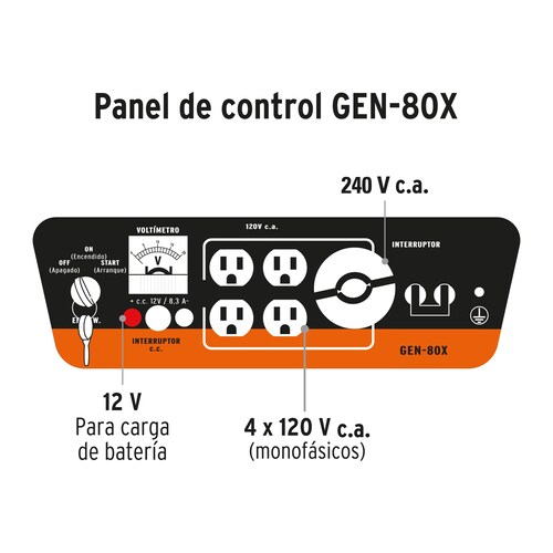 Planta De Luz Generador Eléctrico A Gasolina  De 10000w, Uso Industrial