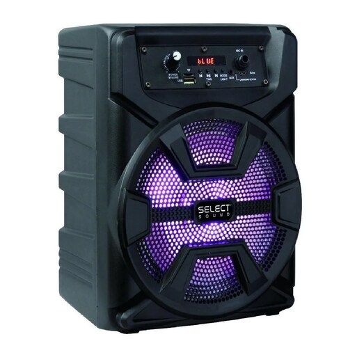 Bocina portátil con bluetooth negra