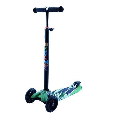 Scooter Patín para Niños Grafiti Verde BM Toys