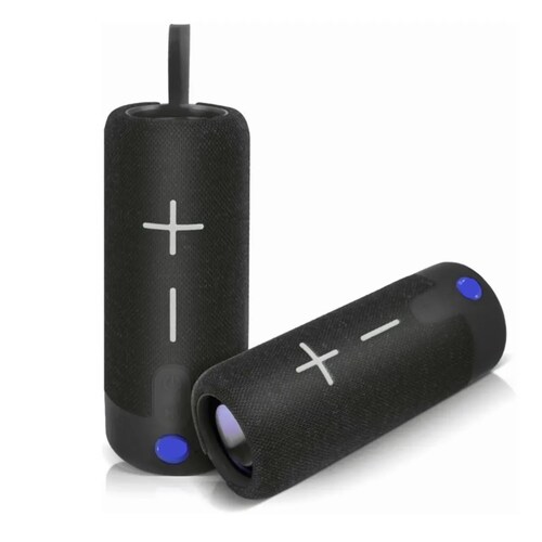 Bocina Portátil Bluetooth Recargable Negro