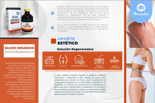 Silicio Organico - Mesoterapia - Mesoslim 
