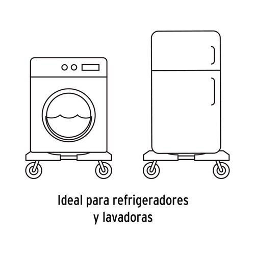 Llantas Para Estufa, Lavadora o Refrigerador Base Reforzada 400 Kg.