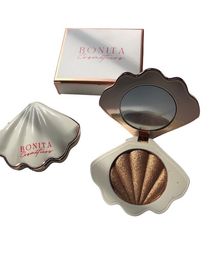 Iluminador En Polvo Compacto Bronce Por Bonita Cosméticos