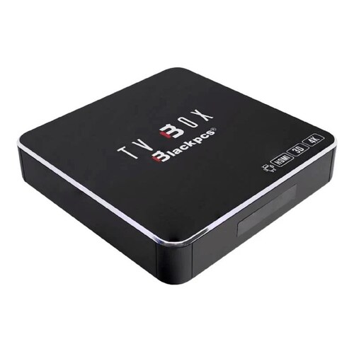 Tv Box Blackpcs 4K Control remoto Negro