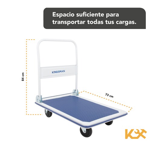 Carro Plataforma Transportador Plegable De Acero 150 Kg Obi 