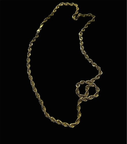 CADENA TORSAL 65CM X6MM ORO 10K
