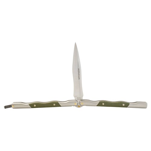 Navaja Ninhja Mariposa Miguel Nieto, Mango Cromo Duro 324-c.
