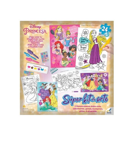 Súper Kit de Arte Princesas de Disney 