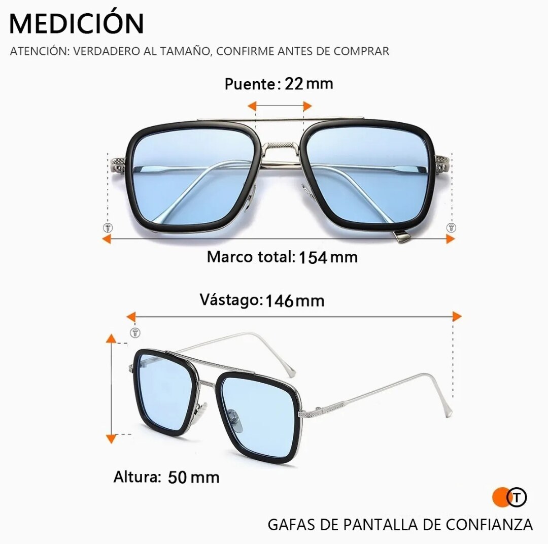 Gafas 3 piezas online hombre