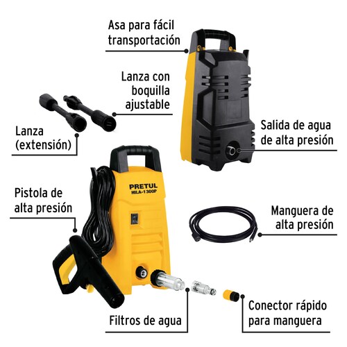 Hidrolavadora eléctrica 1300 PSI, Pretul.
