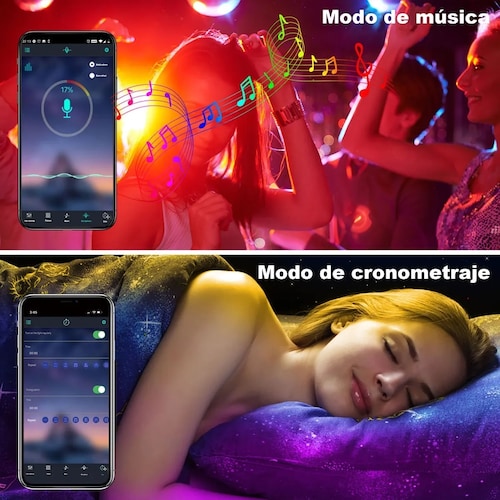Tiras De Led Rgb 20 Metros Wifi Luces Led Alexa App Control