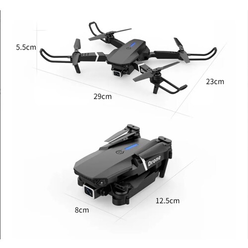 Mini Drone Con Cámara  Cuadricóptero Plegable.