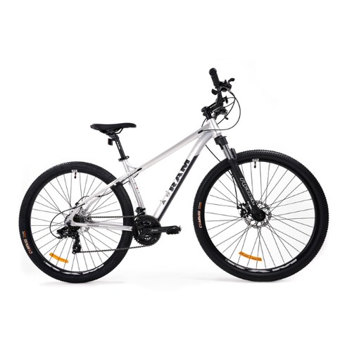 Bicicleta de Montaña RAM Rebel Rodada 29 M3 21 Velocidades Mtb Aluminio Color Plateada