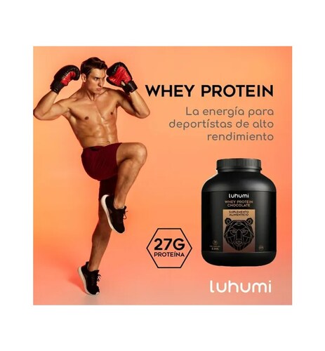 Suplemento Whey Protein Suero De Leche Luhumi Chocolate 5lb.