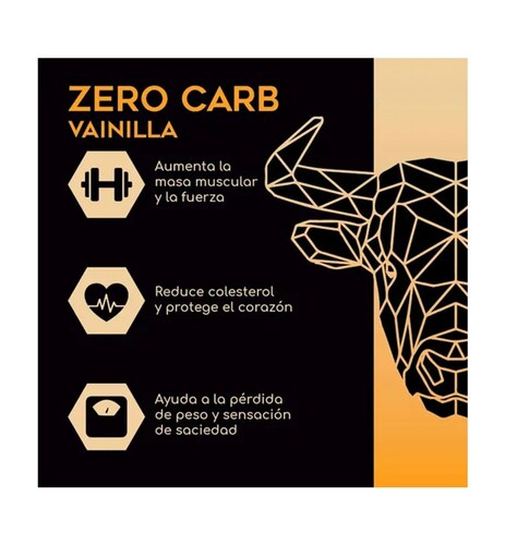 Zero Carb Proteina Luhumi Polvo Suero De Leche Vainilla 5lb.