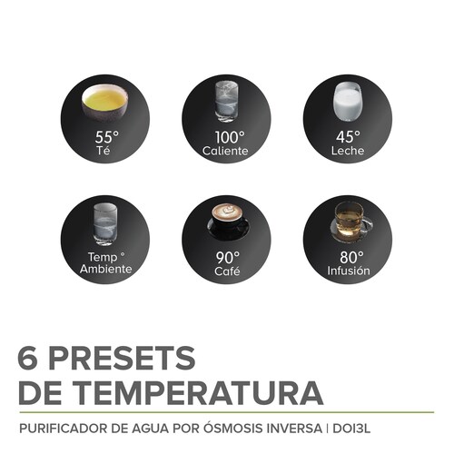 Purificador De Agua Osmosis Inversa 3l Wifi De Mesa Avera DOI3L