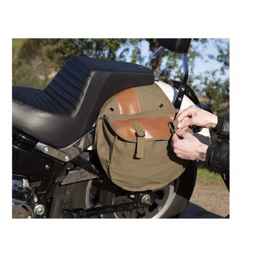 Alforjas De Viaje Universal Para Motocicleta O Scooter Marron