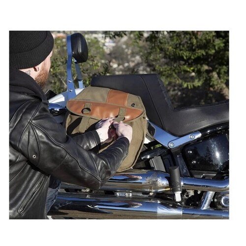 Alforjas De Viaje Universal Para Motocicleta O Scooter Marron