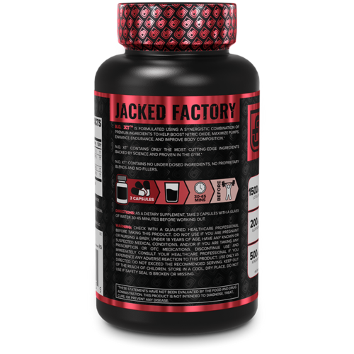 N.O. XT NITRIC OXIDE BOOSTER 90 cap - POTENCIADOR DE ÓXIDO NÍTRICO 