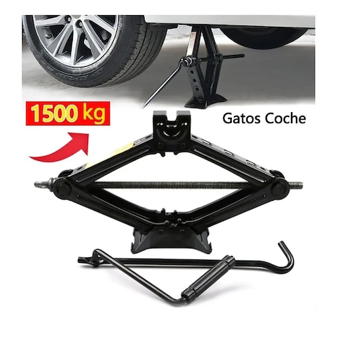 Gato Mecanico Tijera Negro