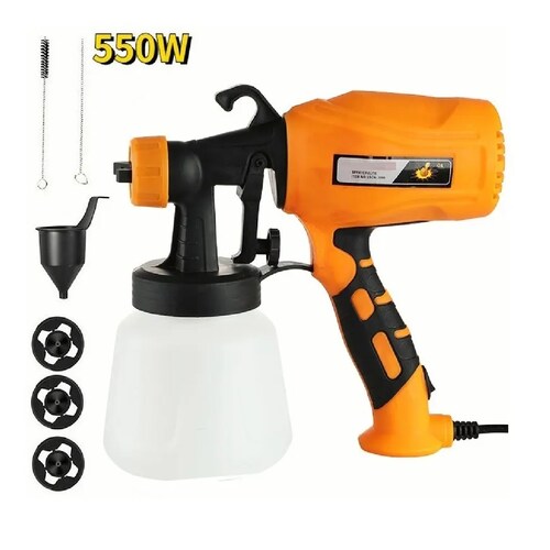 Máquina Pistola Eléctrica Para Pintar 110v 550w 900ml