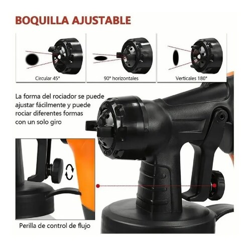 Máquina Pistola Eléctrica Para Pintar 110v 550w 900ml