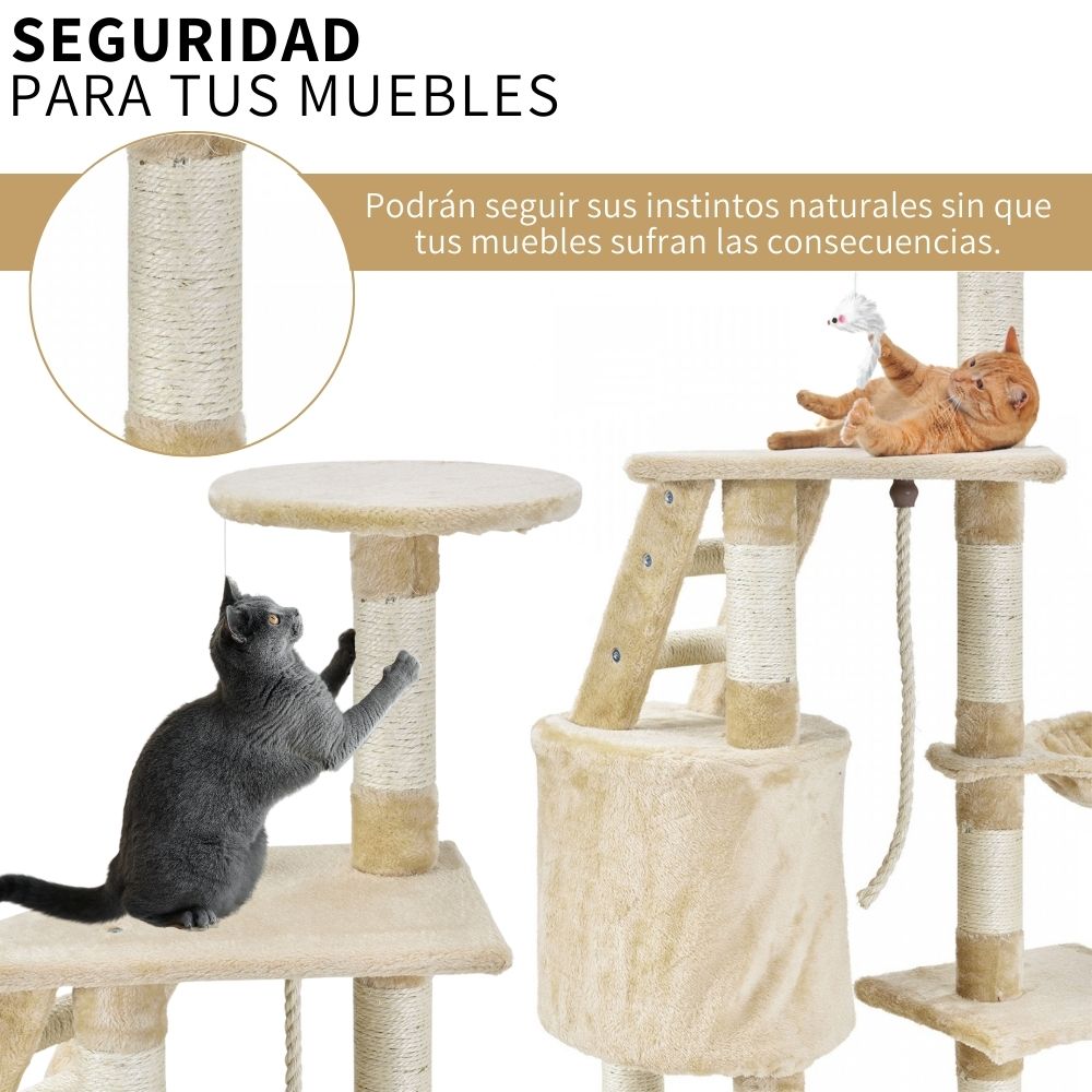 Mueble rascador para discount gatos