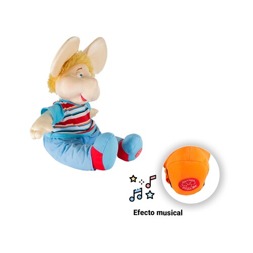 Peluche Topogigio Musical Canción El Verano Conjunto Rayitas Azul