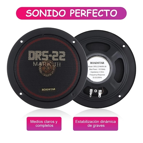 Set De Bocinas Para Carros Audio 6.5 150w Para Coches