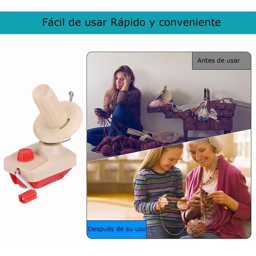 Devanadora De Estambre Manual Bobinadora De Bolas Hilo